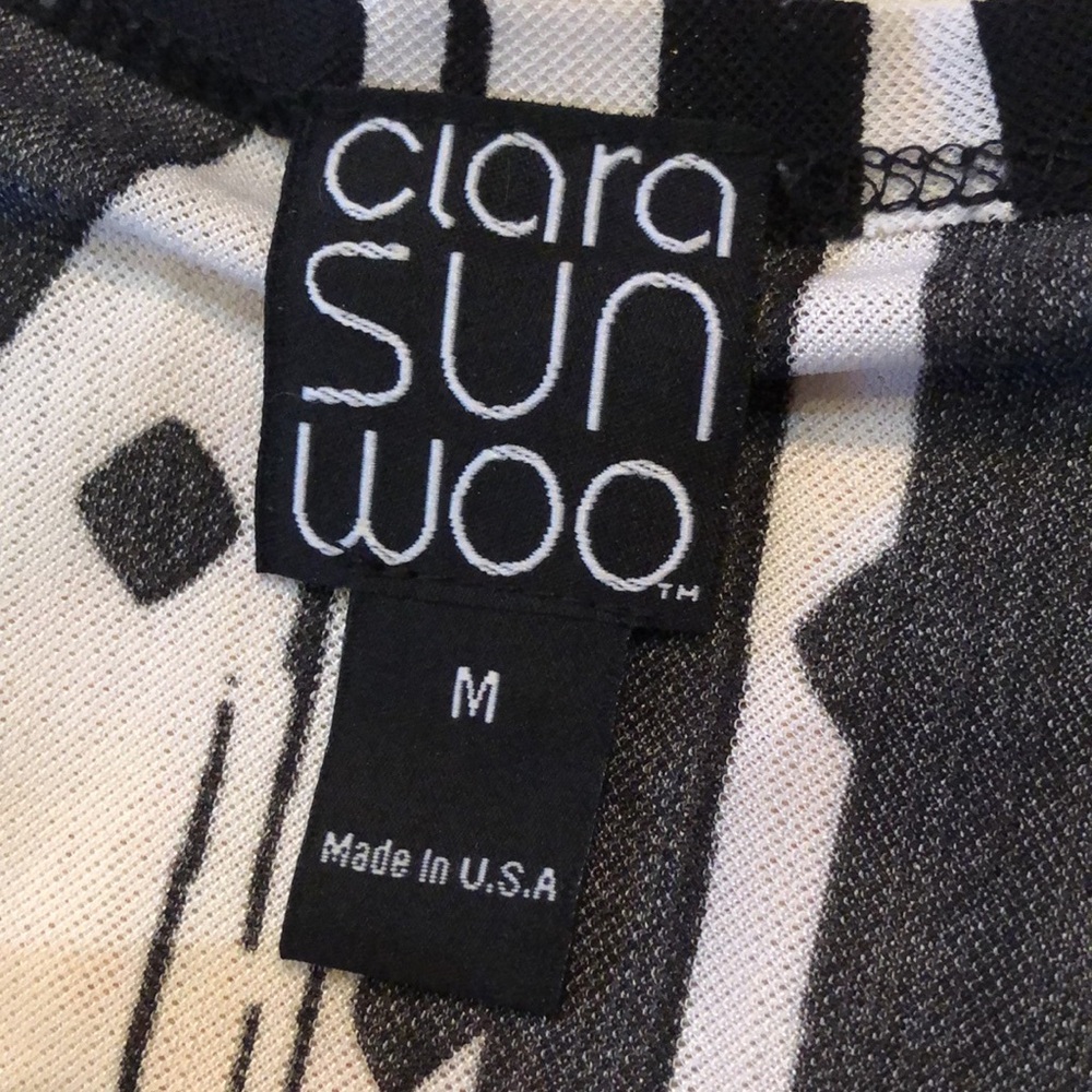 Clara Sun Woo Comfy Mesh Stretchy Abstract Print … - image 7